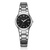 雷迈表（REIMAH）手表 雅士系列钢带石英腕表情侣款男表6093M 男款(黑色表面)第3张高清大图