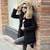 莉妮吉尔2016冬装新款韩版女装超大仿貉子毛领中长款羽绒服女冬大码连帽外套(绿色 XL)第2张高清大图