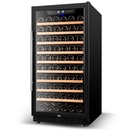 西伯仑 XL-72 压缩机恒温恒湿家用红酒酒柜 茶叶柜冰吧展示柜 门可以左右互换(黑色明拉手平架)