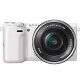 索尼（SONY）NEX-5TL（E PZ 16-50mm）微单相机（白色）