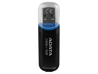 威刚（ADATA）C906 U盘（典雅黑）（4GB）