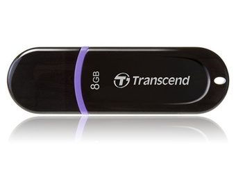 创见（Transcend）JetFlash300 U盘（炫黑）（8GB）