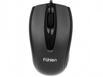 富勒（Fuhlen）L102有线光电鼠标（黑色）