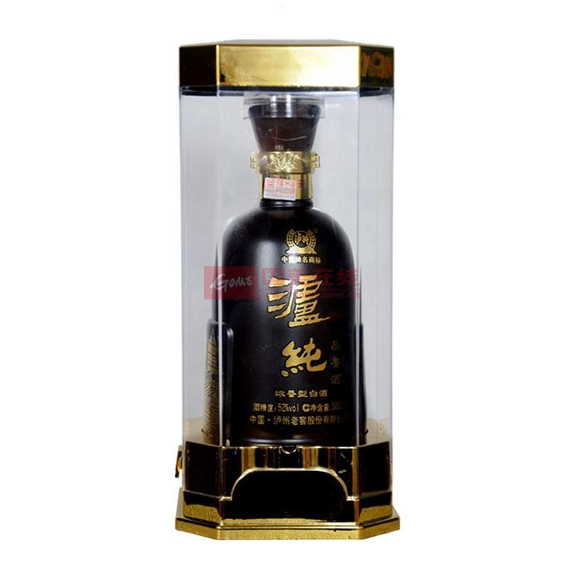 白酒泸州老窖泸纯品鉴酒黑瓶水晶盒返回商品页