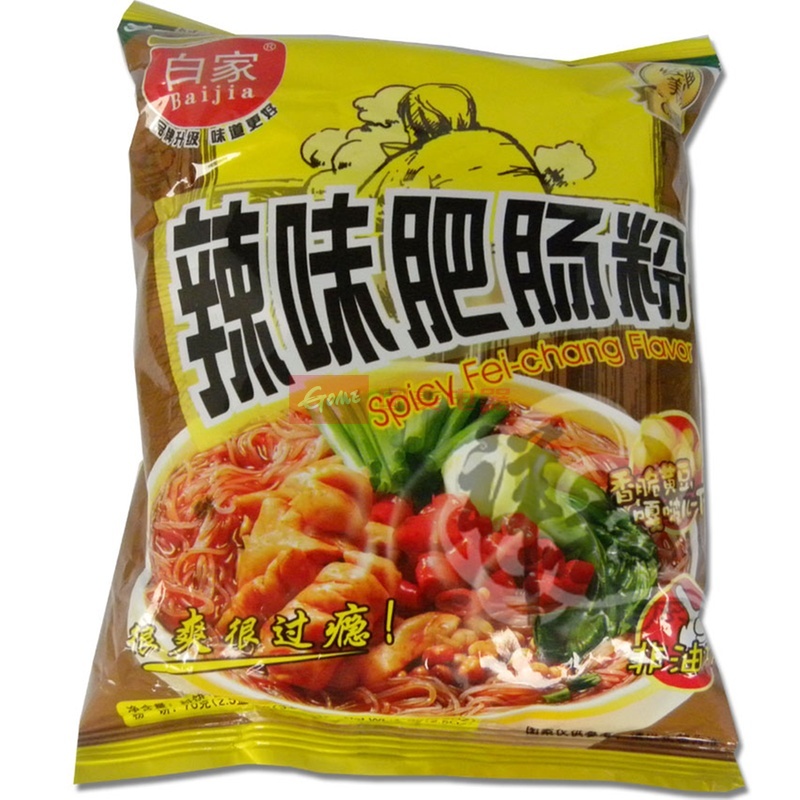 【白家陈记方便食品图片】白家 肥肠粉丝 108g袋装 成都特色小吃 正宗