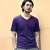 厉织造（Lihomme）2013夏装新款短袖t恤 男 纯度(紫色 L)
