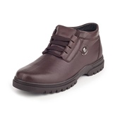 麦高 冬季新款男鞋 时尚日常休闲保暖棉鞋高帮鞋 M0625295-1(棕色 38)