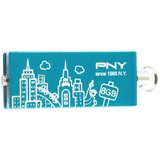 必恩威（PNY）纽约双子盘  8GB 优盘(天空蓝)
