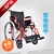 圣光 SG-LY-00100818 可翻手活动脚轮椅（钢丝轮）