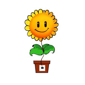 创意花颜3d墙纸灯卧室床头灯卡通宝宝装饰墙贴壁纸灯儿童房壁灯向日葵