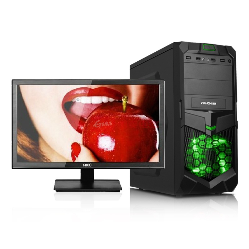达客 x4 750k四核2g独显台式电脑 hkc高清19寸/4g/500g(主机 显示器)