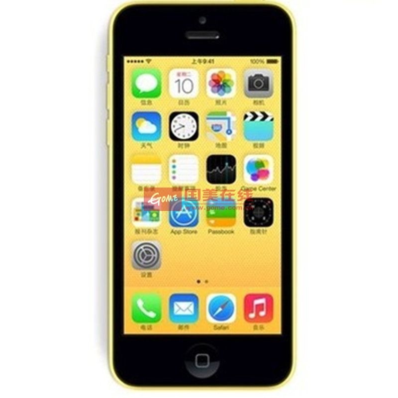 苹果(apple)苹果5c (16g) 联通版3g手机 wcdma/gsm(黄色 官方配置)