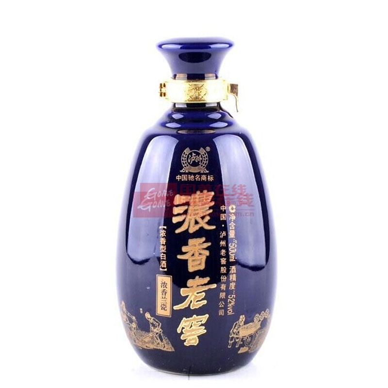 52°泸州老窖浓香兰瓷500ml(六瓶装)