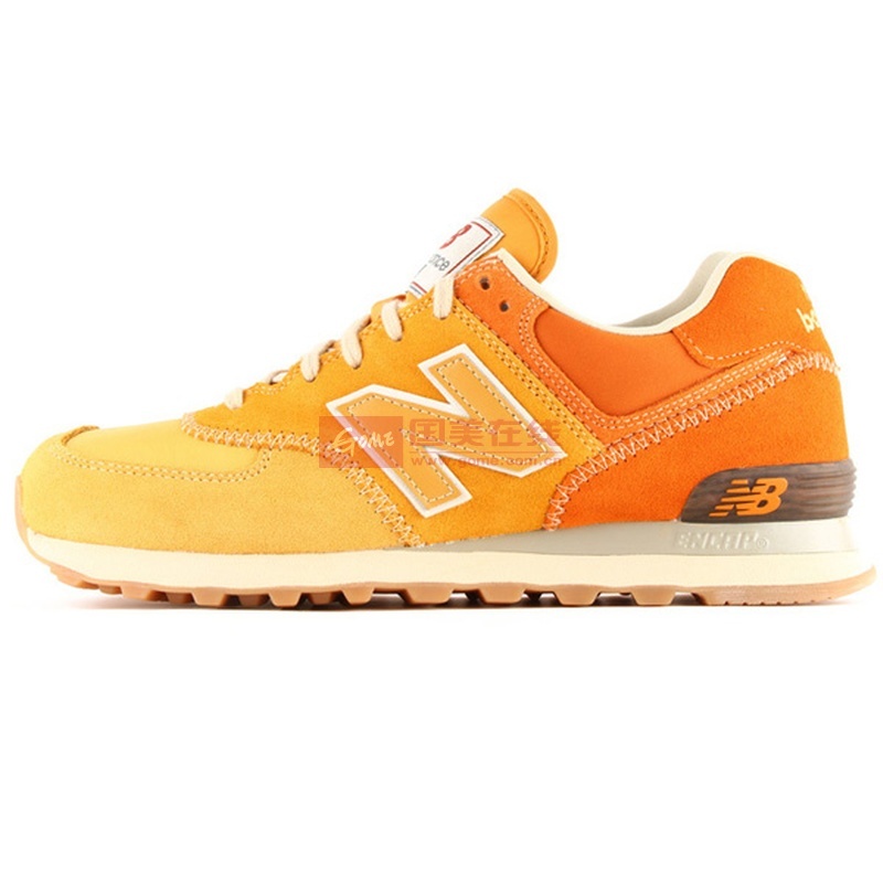 new balance/nb渐变色日落红男女鞋新百伦复古跑步鞋m