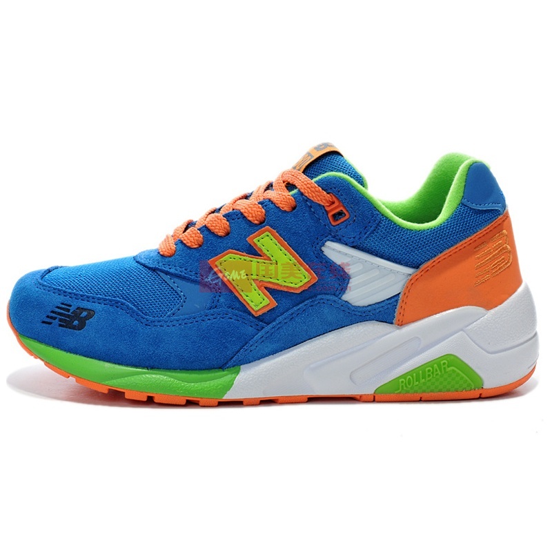 新百伦mrt580bl蓝色跑步鞋