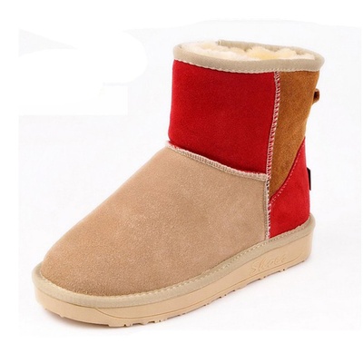 AICCO雪地靴推荐：AICCO新款潮流时尚保暖雪地靴5854-5