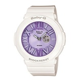 正品卡西欧 casio女表 BABY-G系列时尚运动塑胶表带电子女表BGA-161-7B1女士品牌手表