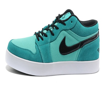 nike耐克乔丹aj系列男士休闲板鞋青色40