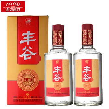 52度丰谷纯酿欢庆488ml 两瓶装【图片 价格 品牌 报价】-国美1919酒类