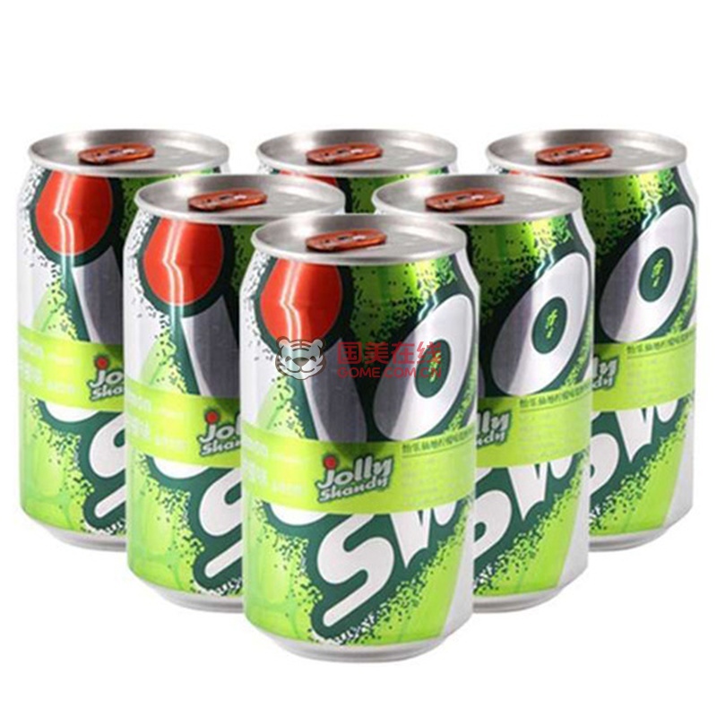 【广东嘉士伯啤酒】怡乐仙地 柠檬味低醇啤酒整箱 330ml*24图片展示