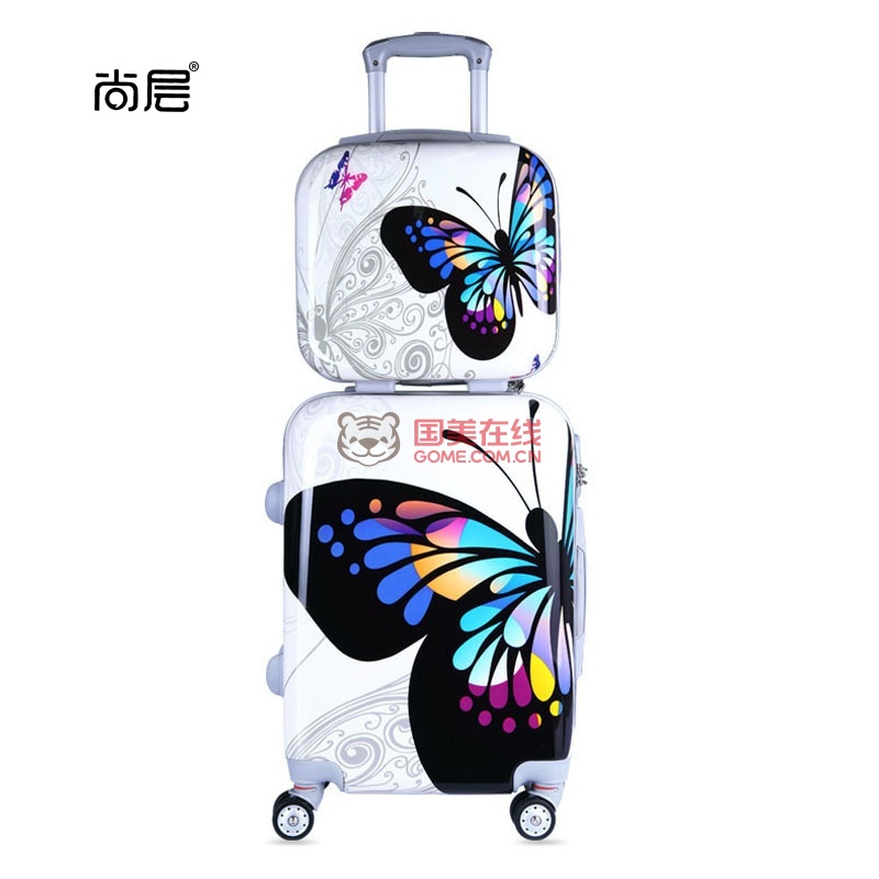 尚层 拉杆行李箱 万向轮时尚旅行子母箱包20/24寸登机箱子(20寸)图片