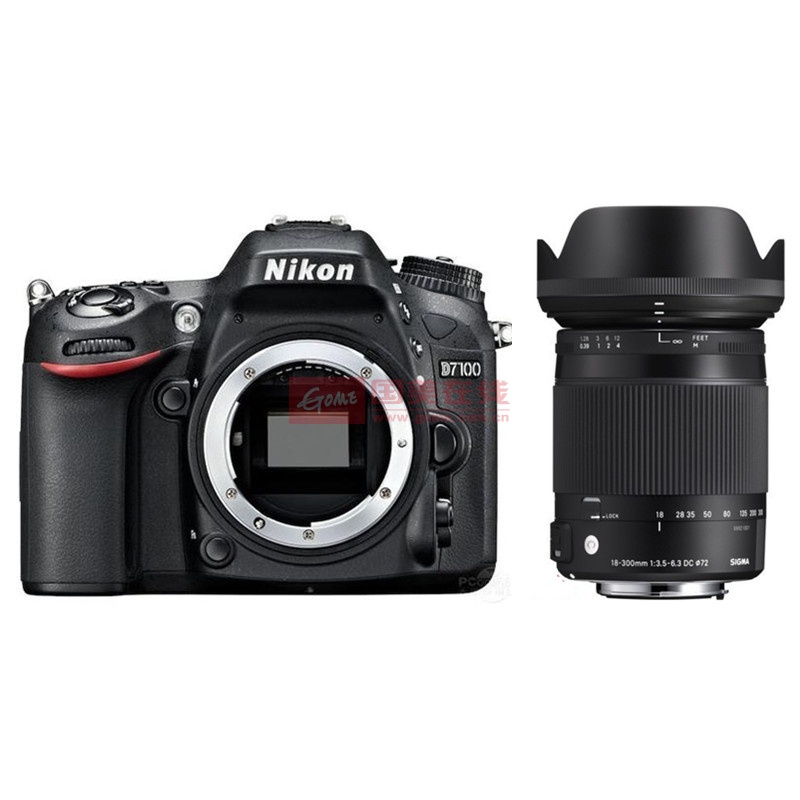 尼康尼康d7100单机身 适马18-300镜头数码相机