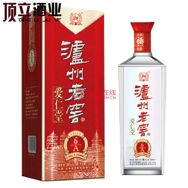 【四川白酒】泸州老窖爱仁堂a6 38度 500ml 白酒 浓香型图片展示-国美