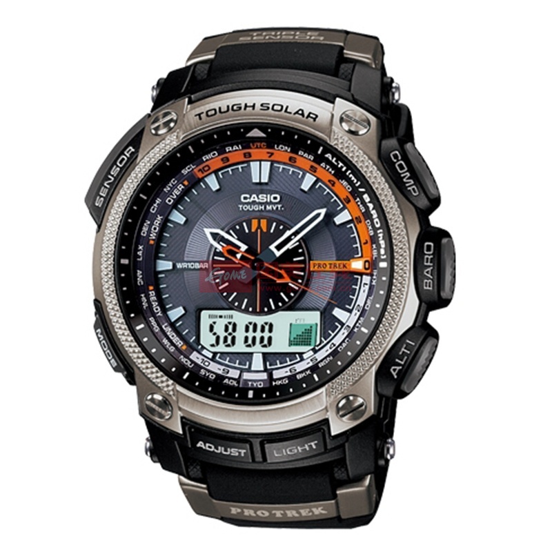 【卡西欧日韩品牌表橡胶表带prw-5000-1d其他图片】卡西欧(casio)pro