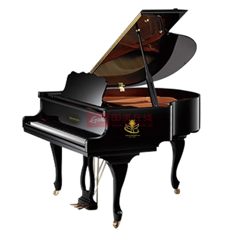 马来西亚全新进口三角钢琴德国品牌舒楠钢琴sa-150bk黑色亮光系列