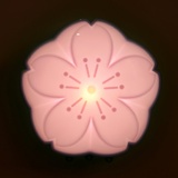 浪漫樱花可调节声光控智能LED小夜灯(粉光CD3108)