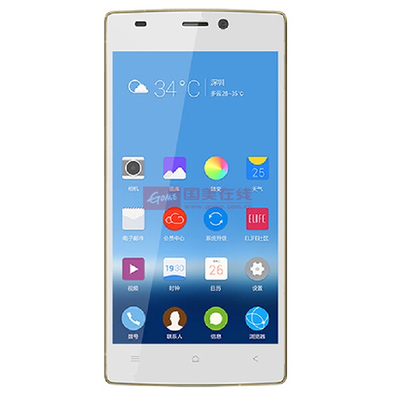 (gionee)金立 s5.5l elife大屏5.0英寸4g智能手机(白色)