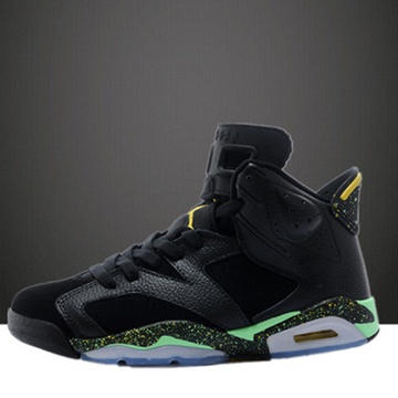 nikeairjordan6gs男鞋乔6黑红3m反光aj6黑红女鞋篮球鞋384664023黑绿