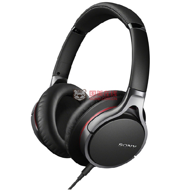 索尼(sony) mdr-10r 头戴式立体声耳机 支持手机通话 带麦克(黑色