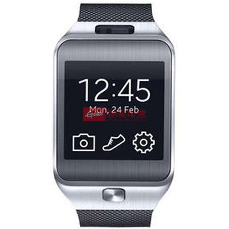 【手机酷碳黑图片】三星(samsung)gear 2 r380 智能佩戴设备 时尚腕表