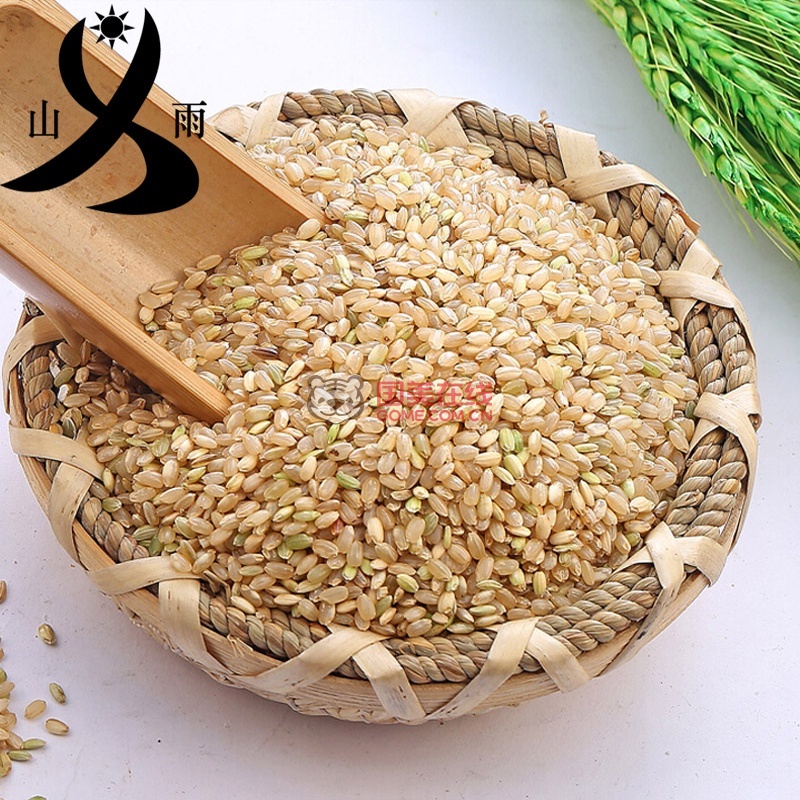 山义雨 糙米胚芽米粗粮盒装400g