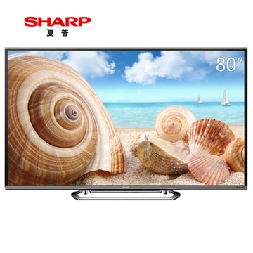夏普sharlcd80lx850a80英寸3d电视高清4色技术液晶平板电视机