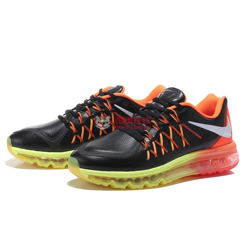 nike air max 2015 耐克冬季 全掌气垫鞋皮面运动跑步鞋 户外鞋 保暖