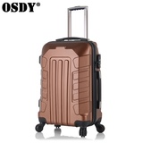 OSDY拉杆旅行箱万向静音轮行李托运箱男女登机箱20寸(咖啡色 20寸)
