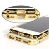 亿和源iPhone6手机壳金属边框带钻4.7防摔6s水钻镶钻保护壳(白色6/6s--4.7寸)
