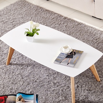 真5折预售香河家具城北欧风格茶几白色方形茶几