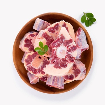 天莱香牛精品牛尾1000g装,新疆生鲜牛肉 冷冻牛尾 清真有机 多筋骨少