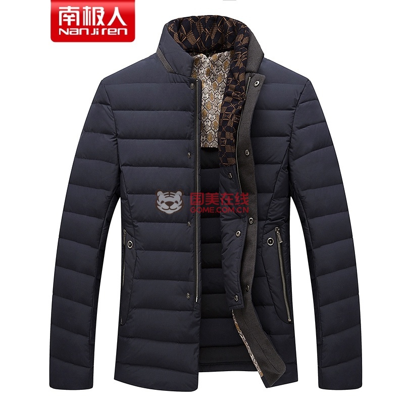 南极人羽绒服男